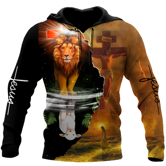 Jesus Lion Lamp 3D All Over Printed Shirts