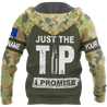 Personalized Australian Army Just The Tip I Promise 3D Printed Unisex Shirts TN