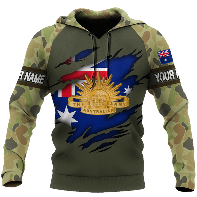 Personalized Australian Army Just The Tip I Promise 3D Printed Unisex Shirts TN