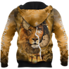 Failth Over Fear Lion Jesus 3D All Over Printed Shirts TNA22032101