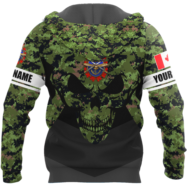 Personalized Name XT Canadian Armed Forces 3D Printed Clothes DA22032105