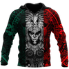 Aztec Warrior Mexico 3D All Over Printed Hoodie