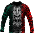 Aztec Warrior Mexico 3D All Over Printed Hoodie