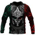 Aztec Warrior 3D All Over Printed Hoodie