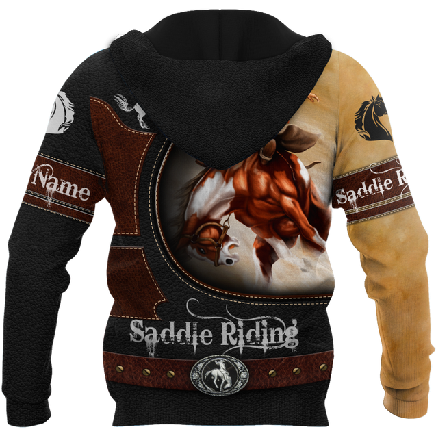 Personalized Name Rodeo 3D All Over Printed Unisex Shirts Bronc Saddle