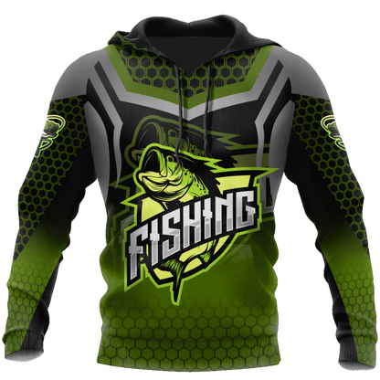 Bass master fishing stainless steel 3d print shirts