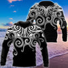 Premium Unisex Hoodie Polynesian Octopus Tattoo ML