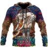 Mandala 3D All Over Printed Unisex Shirts Mandala Elephant