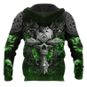 Irish Skull 3D All Over Printed Shirts For Men and Women