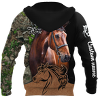 Love Horse Custom Name 3D All Over Printed Shirts
