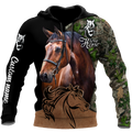 Love Horse Custom Name 3D All Over Printed Shirts