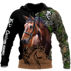Love Horse Custom Name 3D All Over Printed Shirts