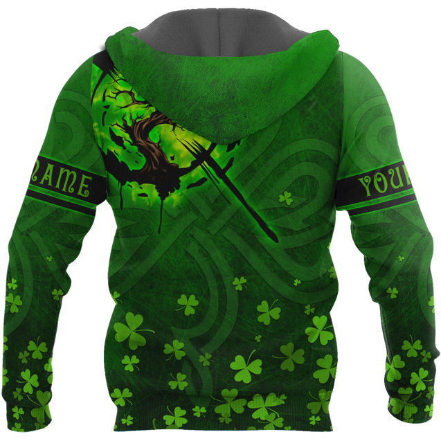 Premium Unisex Hoodie Irish St.Patrick Tree Of Life ML