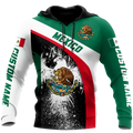 Mexico Hoodie Persionalized 3D All Over Printed Shirts