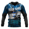Premium Customized Name 3D All Over Printed Unisex Shirt For Trucker