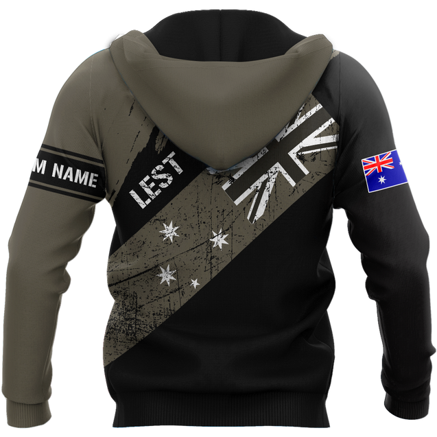 Personalized Australian Veteran 3D Printed Unisex Shirts TN