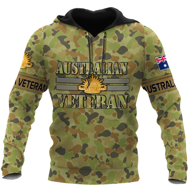 Australian Veteran 3D Printed Unisex Shirts TN