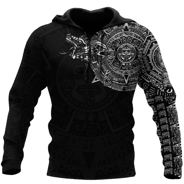 Aztec Warrior 3D All Over Printed Unisex Hoodie