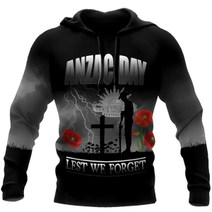 Remember Anzac Day Premium Unisex Hoodie ML