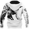 Personalized Name Bull Riding 3D All Over Printed Unisex Shirts Bull Tattoo