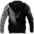 Premium Viking Raven Tattoo 3D Printed Unisex Shirts NTN24032102