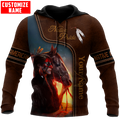 Customized name Native American 3D All Over Printed Unisex Shirts