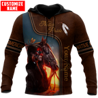 Customized name Native American 3D All Over Printed Unisex Shirts