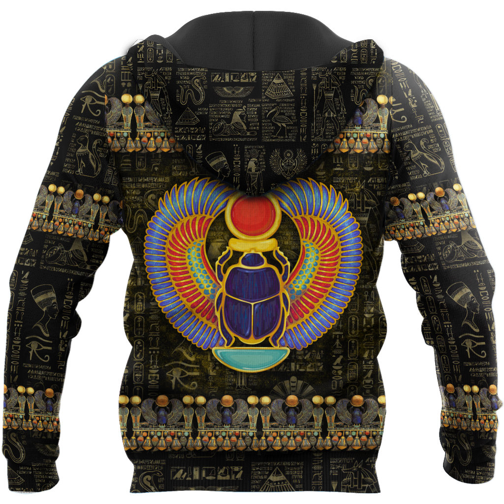 Egyptian Gods Ancient Khepri heart unisex 3d all over printed shirts