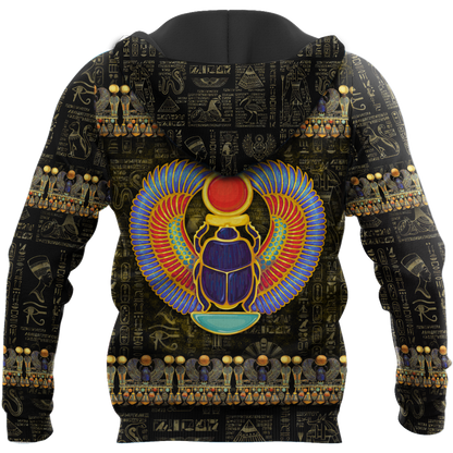 Egyptian Gods Ancient Khepri heart unisex 3d all over printed shirts