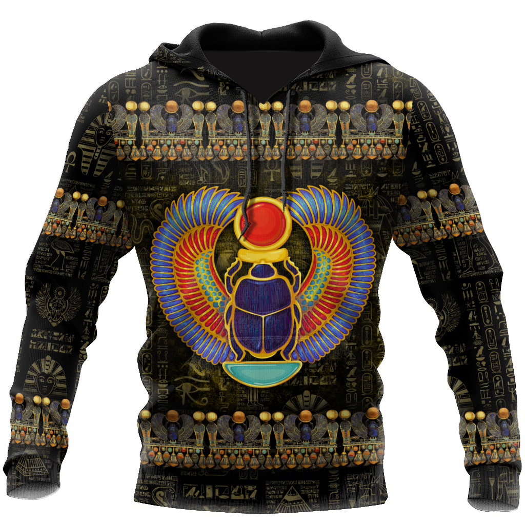 Egyptian Gods Ancient Khepri heart unisex 3d all over printed shirts