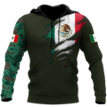 Mexican Hoodie 3D All Over Printed Shirts For Men and Women