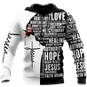 Premium Unisex Hoodie 3D All Over Printed Easter Day Christian Jesus No14 ML