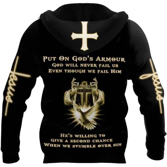 Premium Unisex Hoodie 3D All Over Printed Easter Day Christian Jesus No11 ML