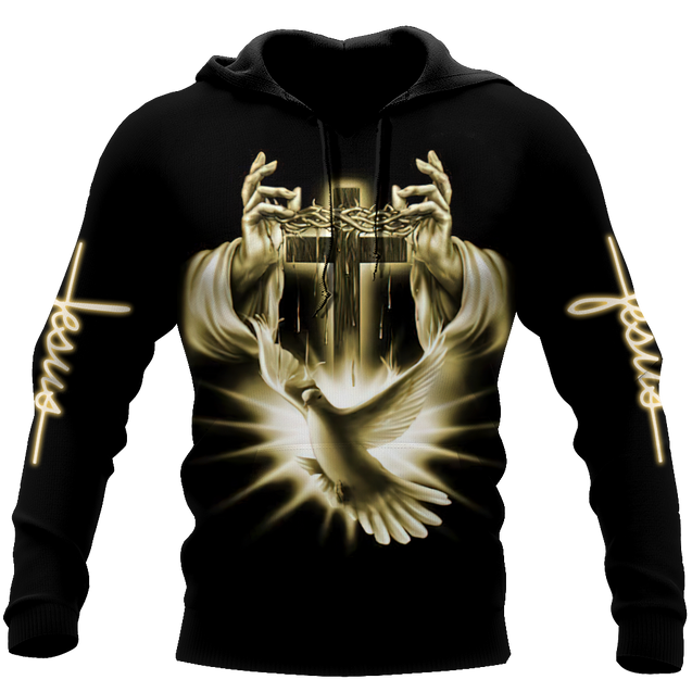 Premium Unisex Hoodie 3D All Over Printed Easter Day Christian Jesus No11 ML