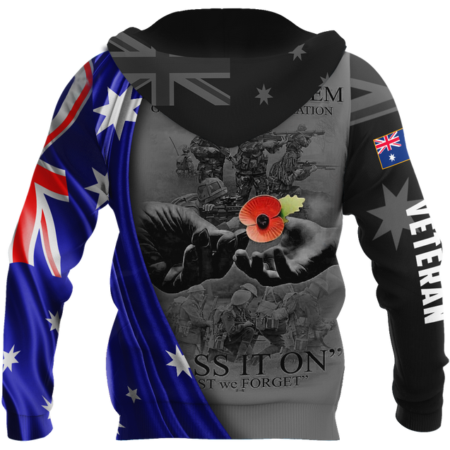 Anzac Day 3D Printed Unisex Shirts TN PD24032103