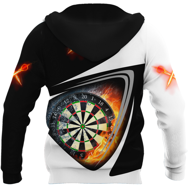 Darts Personalized Name Premium 3D All Over Unisex Hoodie ML