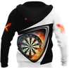 Darts Personalized Name Premium 3D All Over Unisex Hoodie ML