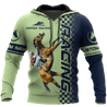 Personalized Name Horse Racing 3D All Over Printed Unisex Hoodie