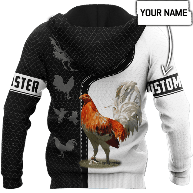 Personalized Rooster 3D Printed Unisex Shirts DD24042105