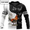 Personalized Rooster 3D Printed Unisex Shirts DD24042105