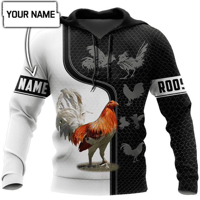 Personalized Rooster 3D Printed Unisex Shirts DD24042105