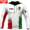 Personalized Name Mexican 3D All Over Printed Hoodie