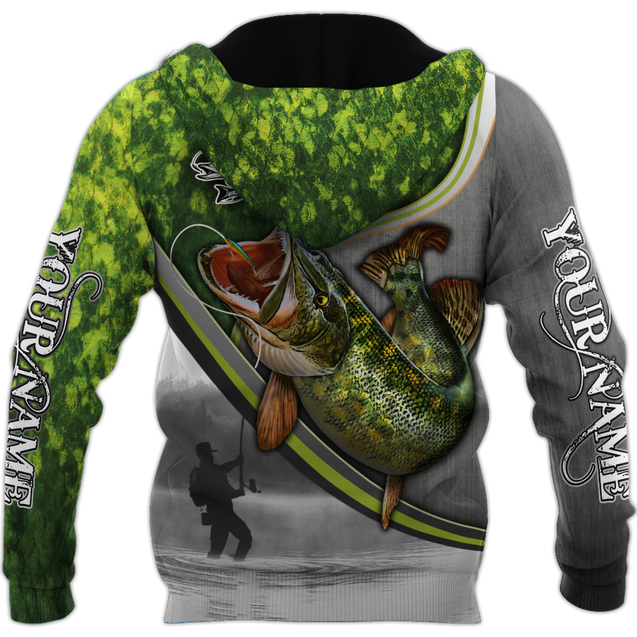 Custom name Pike fishing Fisherman Camo 3D Design print shirts