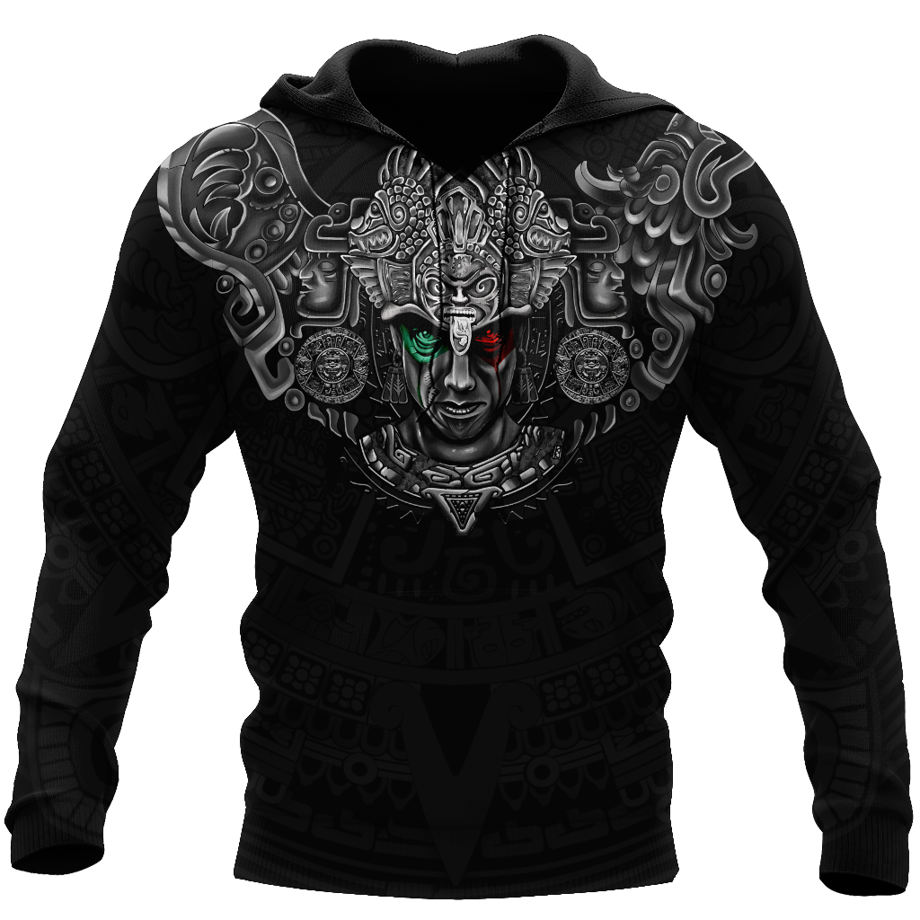 Aztec Warrior 3D All Over Printed Hoodie