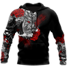 Premium 3D Printed Samurai Tatoo Shirts MEI