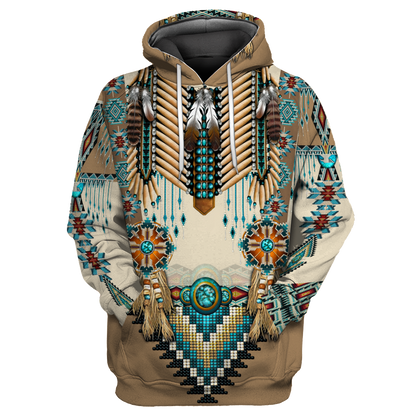 Native American 3D All Over Printed Shirts for Women