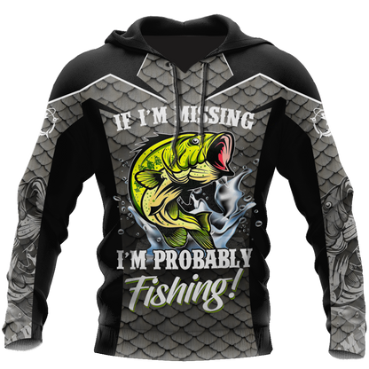 Bass Silver Sports Probably Fishing 3d print shirts