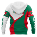 Mexico Hoodie Perionalized 3D All Over Printed Hoodie Shirts