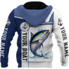 Custom name Tuna fishing Catch and Release 3D Design print shirts