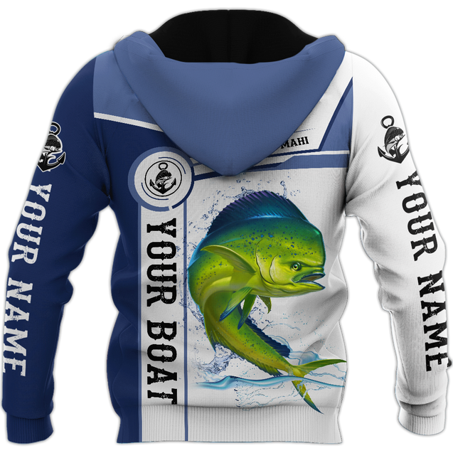 Custom name Mahi-mahi fishing Catch and Release 3D Design print shirts